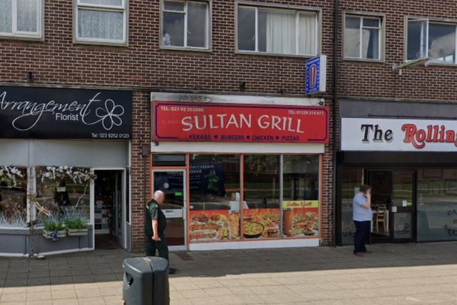 Sultan Grill at 17 Rowner Road, Gosport was handed a three-out-of-five rating after assessment on April 11.