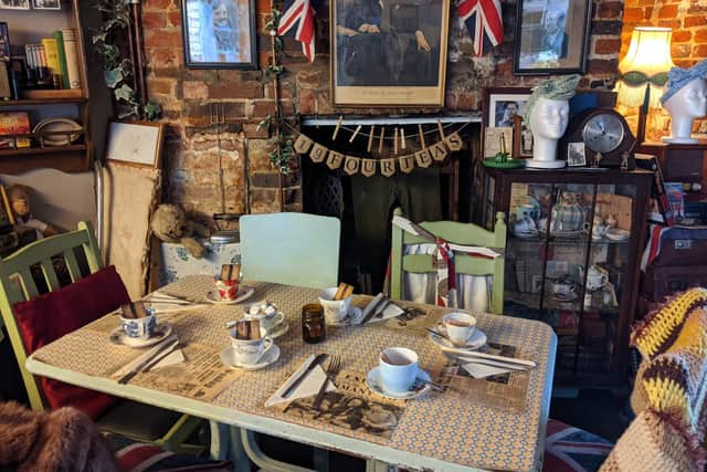 The tearoom will reopen at a larger venue on the same street.