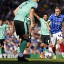 Pompey midfielder Joe Morrell had made himself available for Wales duty - which could impact the trip to Barnsley next month. Pic: Jason Brown.