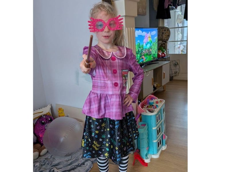 Taken from the Harry Potter books, this Luna Lovegood is fantastically whacky.