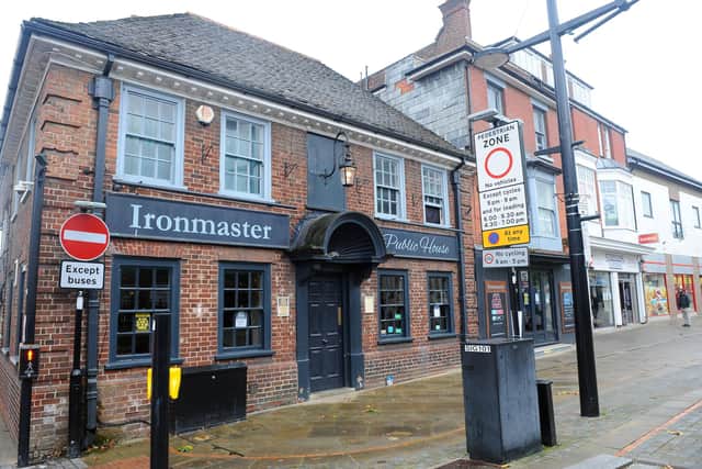 The Ironmaster pub in West Street, Fareham, is temporarily closed.Picture: Sarah Standing (240920-4531)