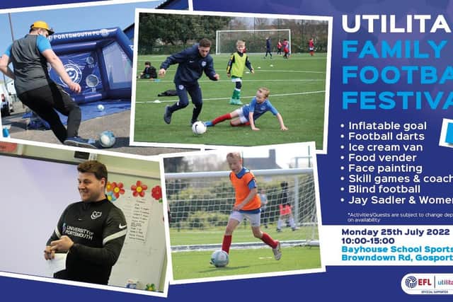 Here are all the details about the football festival in Gosport.