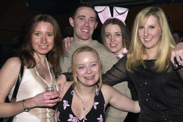 Revellers having a good time at Route 66 nightclub in Guildhall Walk, Portsmouth - (040893-0013)