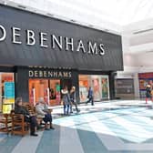 Debenhams in Fareham Shopping Centre  
Picture: Malcolm Wells (190508-8488)