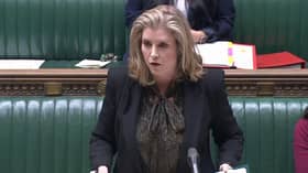 Leader of the House of Commons Penny Mordaunt speaking in parliament.