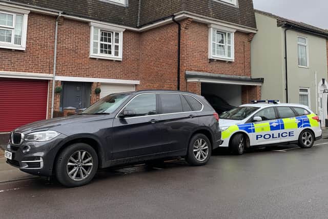 Armed police in Napier Road, Southsea, on August 27. Picture: Ben Fishwick