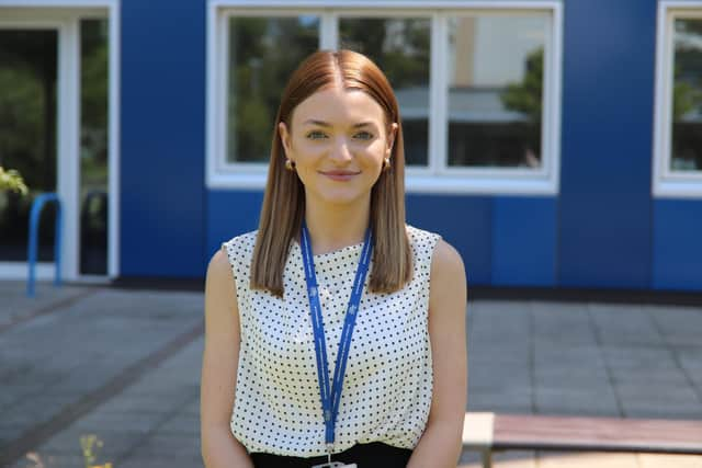 Rebekah Cox is both studying and working at Highbury College - she is completing a Level 4 Professional Accounting Technician Apprenticeship and is a Finance Bookkeeper Apprentice.