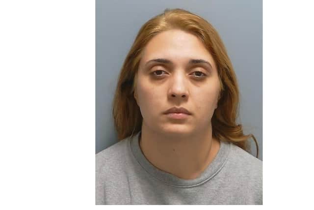 Daniela Stoica jailed for distraction burglaries. Pic Hants police