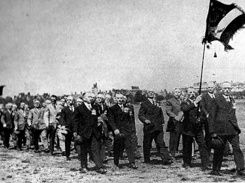 400 ex-servicemen conclude Kings Birthday Parade with a march-past on Southsea Common. Picture: The News archive.