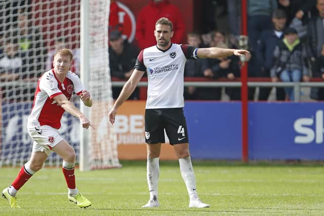 Summer recruit Clark Robertson has been appointed as Pompey's skipper by Danny Cowley. Picture: Paul Thompson/ProSportsImages