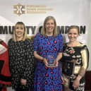 Screening team with Lord Mayor of Portsmouth at awards ceremony