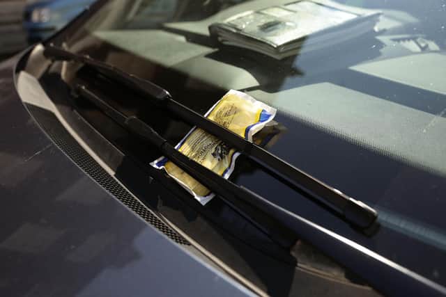 A parking penalty charge notices (PNCs): Yui Mok/PA Wire