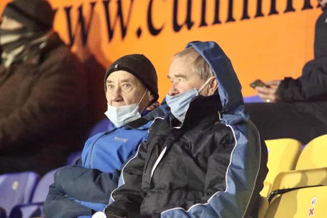 Hawks fans returned for the Chelmsford clash on Saturday. Picture: Kieron Louloudis