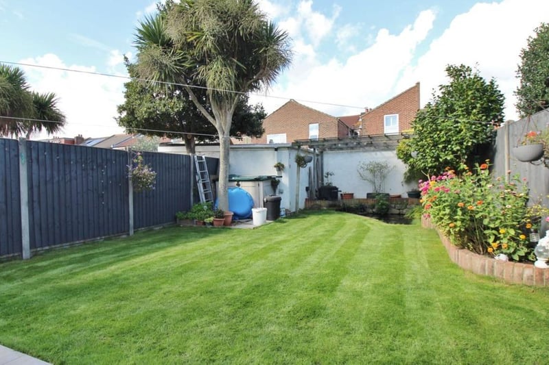 The garden is a good size and it would be perfect for entertaining in the summer.