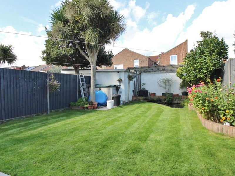 The garden is a good size and it would be perfect for entertaining in the summer.