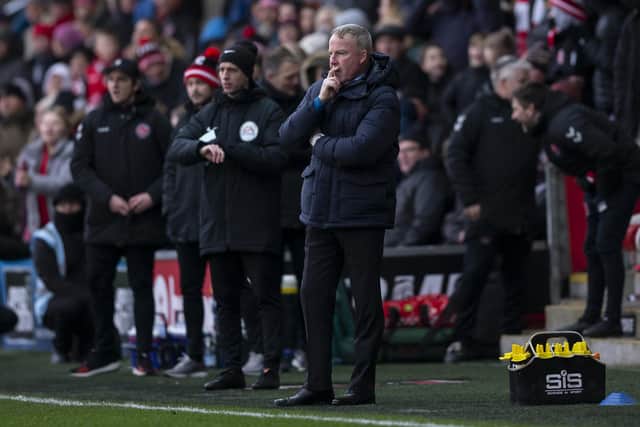 Pompey boss Kenny Jackett felt Pompey were lacking in today's 1-0 loss at Fleetwood. Picture: Daniel Chesterton/phcimages.com