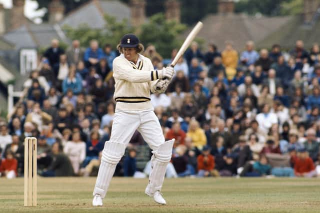 Barry Richards scored two Championship tons against Kent in the same game in 1976. Photo Allsport/Getty Images)