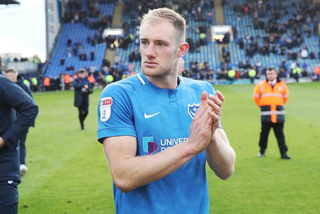 Former Pompey defender Matt Clarke is currently on loan at Derby County.  Picture: Joe Pepler