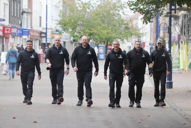 FirstLight Trust veterans and emergency services charity are taking on the Yompathon challenge, walking in support of mental health for frontline service personnel.

Picture: Sarah Standing (300922-1113)