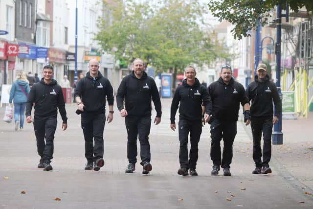 FirstLight Trust veterans and emergency services charity are taking on the Yompathon challenge, walking in support of mental health for frontline service personnel.Picture: Sarah Standing (300922-1113)