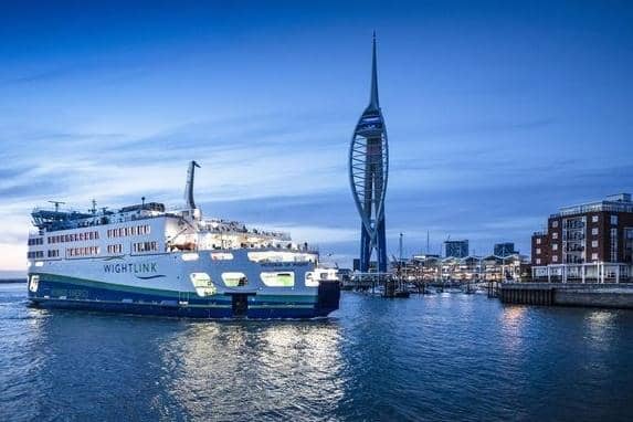 Wightlink’s flagship Victoria of Wight.  Picture: Mindworks Marketing