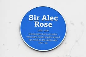 Portsmouth has its own scheme commemorating important people with links to our city including Sir Alec Rose - the Southsea greengrocer who sailed 'Lively Lady' around the world