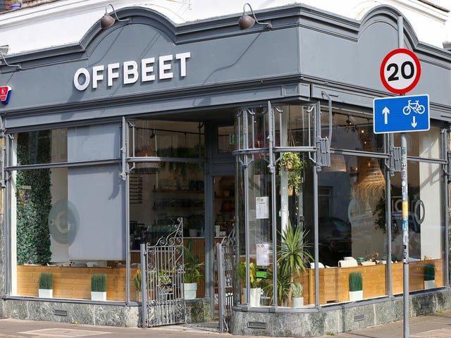 Located in Albert Road, Offbeet, is not only known for its innovative plant-based cuisine but our readers also recommend it as a great coffee spot.    Picture: Chris  Moorhouse (280824-043)