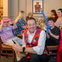 Magician Roy 'Magic Charlie' Charles provides entertainment during the opening of the Brewers Fayre. Picture: Mike Cooter (040323)