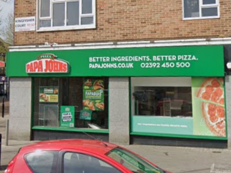 Rated 5: Papa Johns Pizza at 2 Park Parade, Havant; rated on March 26