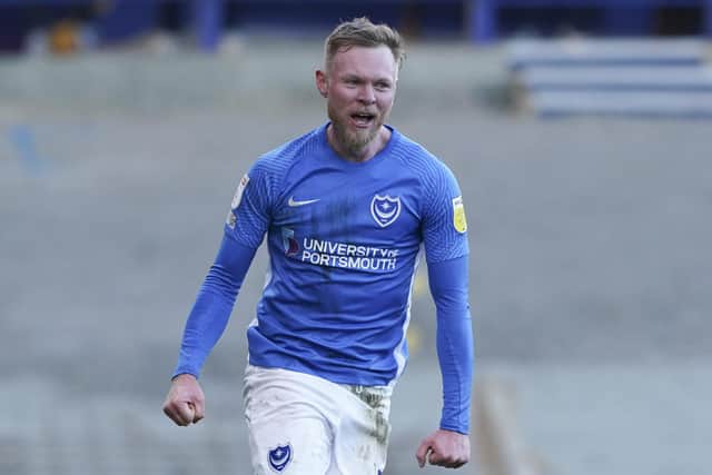 'The 'Tap-in king' has been hailed by Ryan Tunnicliffe after the ex-Millwall pair reunited at Fratton Park. Picture: Jason Brown/ProSportsImages