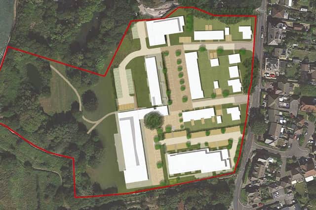 The public consultation will showcase 80 houses and a retirement home for 44 residents. Picture: BECG