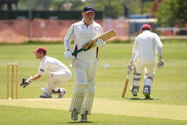 Clanfield's Alex Andrews blasted a stunning 184 against Fair Oak 4ths in Division 6 SE of the Hampshire League. Picture: Keith Woodland