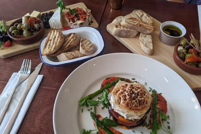 Cheese and olives at Montrouge, Southsea.