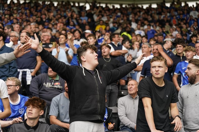 Pompey fans demonstrated their loyalty with another superb showing on the road
