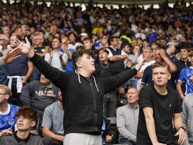 Pompey fans demonstrated their loyalty with another superb showing on the road