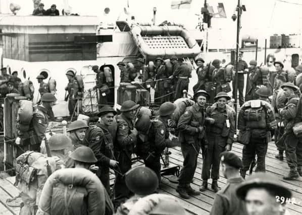 Embarkation of the Royal Canadian Engineers believed to be at Southsea