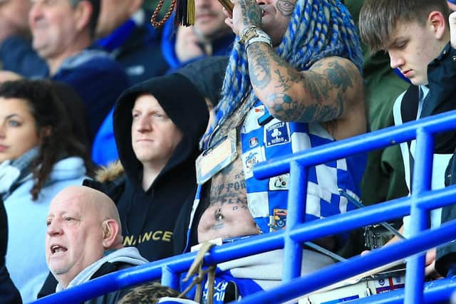 Portsmouth fan John Westwood believes lad culture makes the good atmosphere at Fratton Park. Picture: Gareth Williams/AHPIX LTD