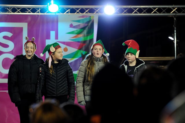 Christmas lights in Palmerston Road, Southsea, were switched on during the evening of Thursday, November 21, 2024.
Picture: Sarah Standing (211124-8781)