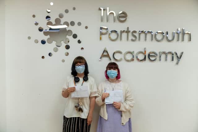 Emma Pope and Tiegan Hobbs
Picture: Andy Hornby