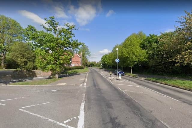 The crash happened in Main Road, Bosham. Picture: Google Street View.