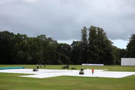 A familiar sight at Arundel over the last few days. Photo by Charlie Crowhurst/Getty Images.