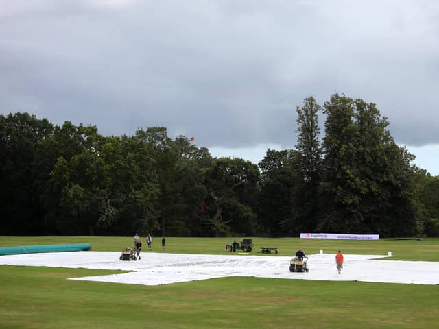 A familiar sight at Arundel over the last few days. Photo by Charlie Crowhurst/Getty Images.