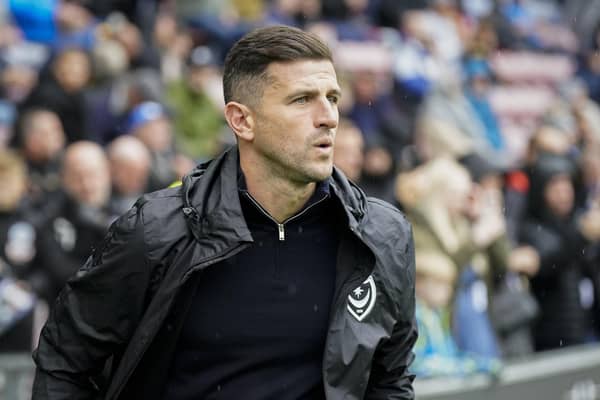 Pompey head coach John Mousinho credits his assist Jon Harley as a major driving force behind him. Picture: Jason Brown/ProSportsImages