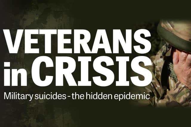 The logo of the Veterans in Crisis campaign run by The News in 2018