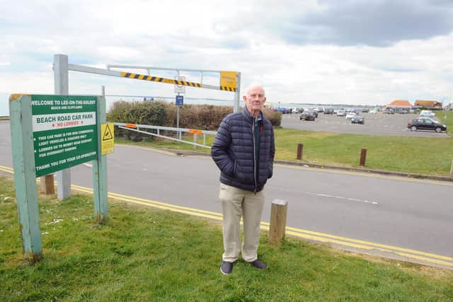 John White, spokesperson for ASB Victims Action Group - Beach Road Car Park.
Picture: Sarah Standing (150421-6697)
