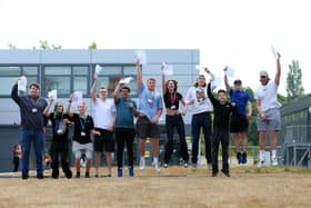 T Level results, Fareham College
Picture: Chris Moorhouse (jpns 180822-19)