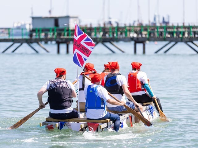 Jolly Roger Raft Race in Gosport on Saturday August 1