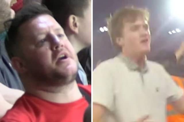 Violence broke out between supporters during an EFL Championship play-off semi final.
