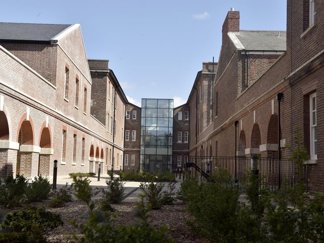 The courtyard area of the new Trinity House Picture: Sarah Standing (290824-622)