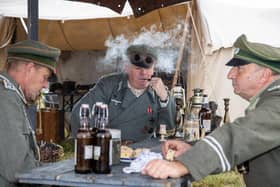 Pictured - Re-enactments, performers and military equipment was all on show this weekend.